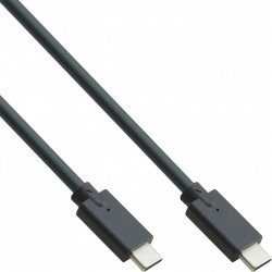 InLine compatible USB 3.2 Gen.2 Kabel, USB Typ-C Stecker/Stecker, 2m - schwarz
