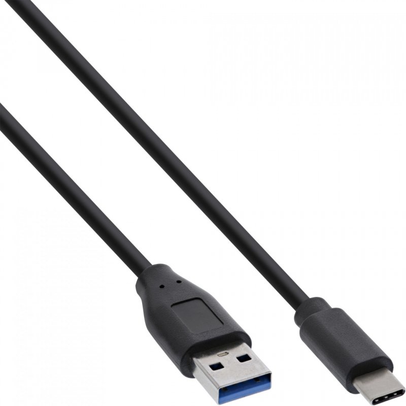 InLine USB 3.2 Gen.1x2 Cable, USB Type-C male / A male, black, 2m