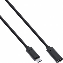 InLine 35771 câble USB 1 m USB 3.2 Gen 2 (3.1 Gen 2) USB C Noir