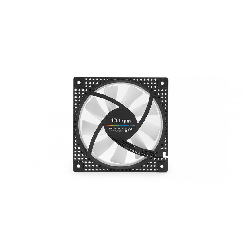 Cryorig compatible Crona X PWM Lüfter, ARGB - 120mm, weiß