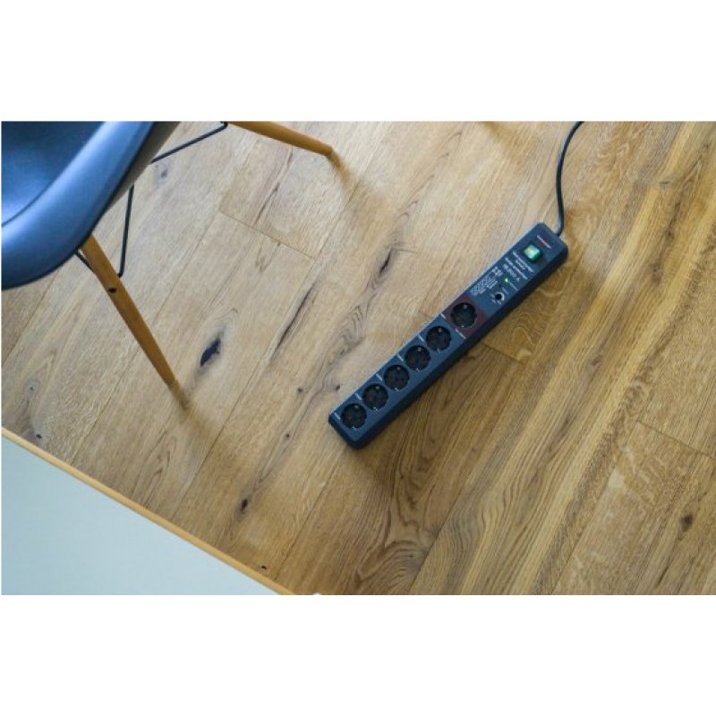 Brennenstuhl 1159490966 multiprise 3 m 6 sortie(s) CA Intérieure Anthracite