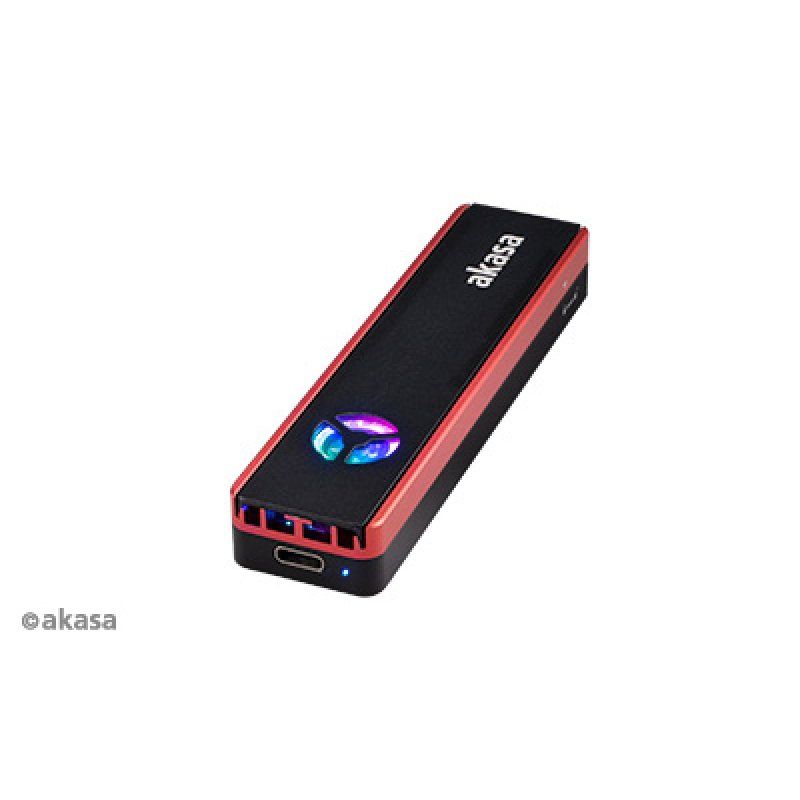 Akasa compatible Vegas SSD Mate, M.2 SATA/NVMe SSD to USB3.2 Gen2