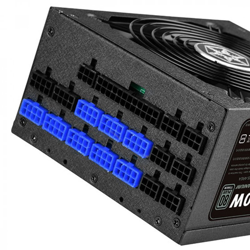 SilverStone compatible SST-ST1100-TI v1.1 Strider 80 PLUS Titanium, modular - 1100 Watt
