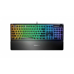 SteelSeries compatible Apex 3 Gaming Tastatur, SteelSeries compatible Whisper-Quiet, RGB - schwarz