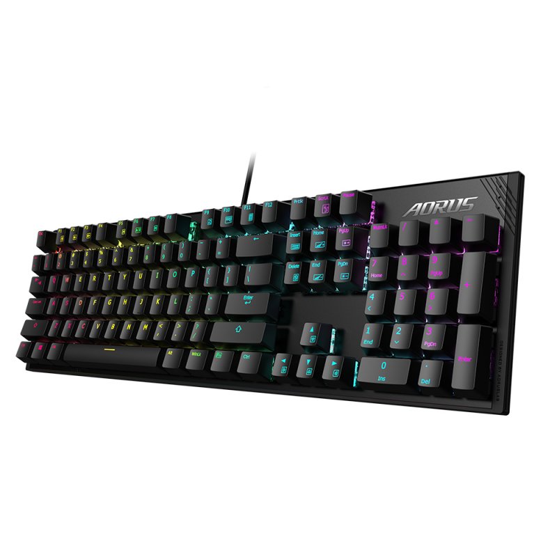 Gigabyte AORUS K1 clavier USB QWERTY Anglais Noir
