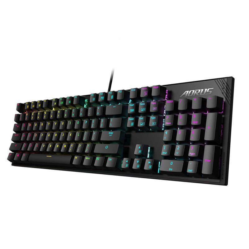 Gigabyte AORUS K1 keyboard USB QWERTY English Black