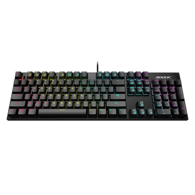 Gigabyte AORUS K1 clavier USB QWERTY Anglais Noir