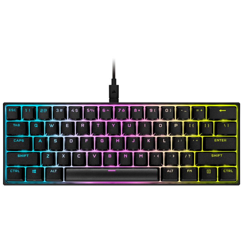 Corsair K65 RGB MINI 60% keyboard USB German Black