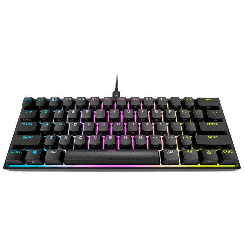 Corsair K65 RGB MINI 60% clavier USB Allemand Noir