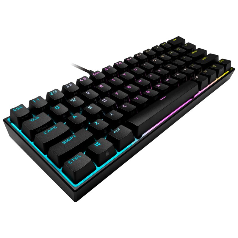 Corsair K65 RGB MINI 60% clavier USB Allemand Noir