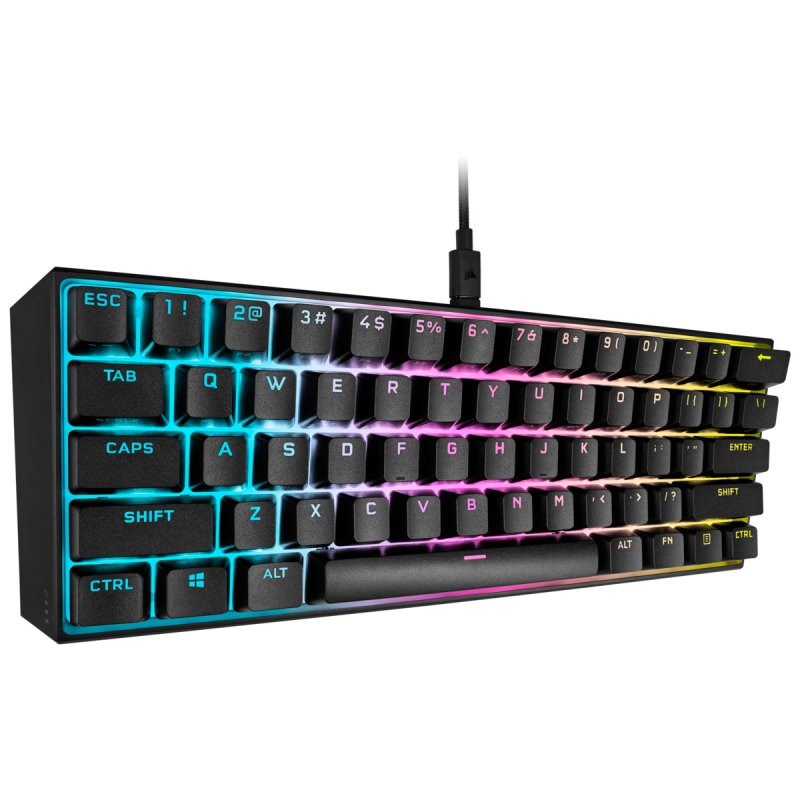Corsair K65 RGB MINI 60% clavier USB Allemand Noir