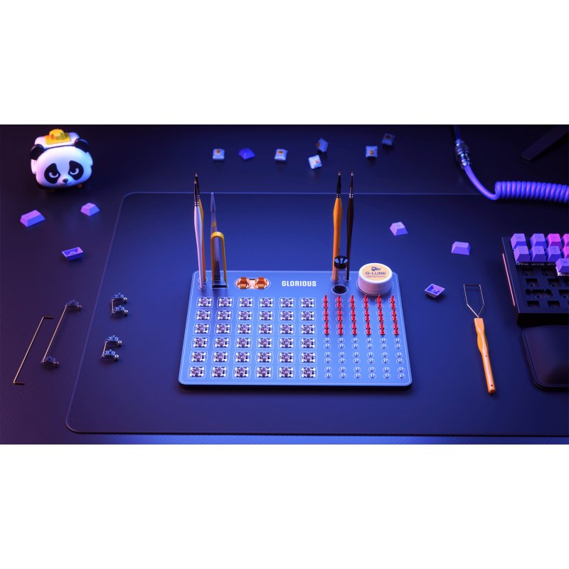 Glorious PC Gaming Race compatible Lube Station, Schmierstation für mechanische Switches