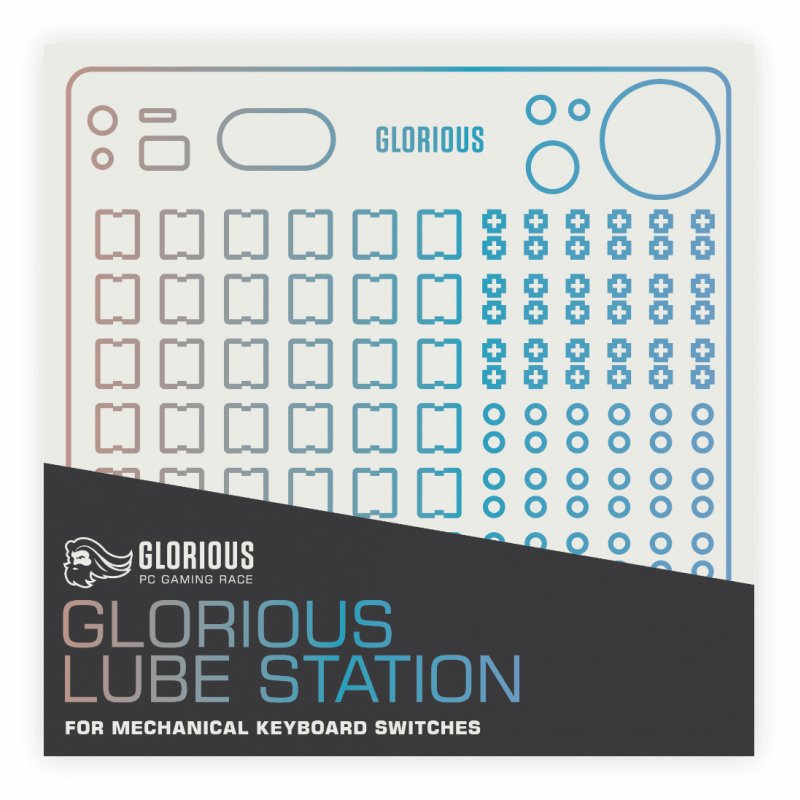 Glorious PC Gaming Race compatible Lube Station, Schmierstation für mechanische Switches