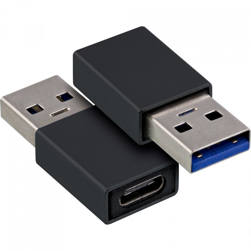 InLine compatible USB 3.2 Gen 1 Hub, USB Typ-C, 3 Port Typ-A, 2 Port Typ-C,  3A Netzteil - schwarz