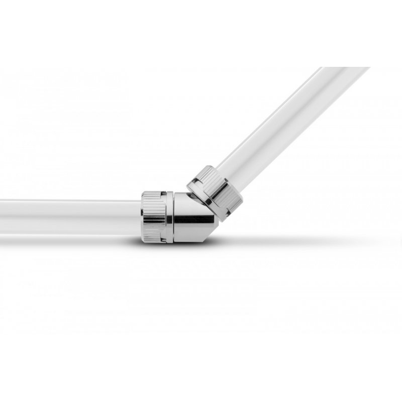 EK Water Blocks compatible EK-Quantum Torque Adapter 45 Grad G1/4 Zoll IG auf G1/4 Zoll IG - Nickel