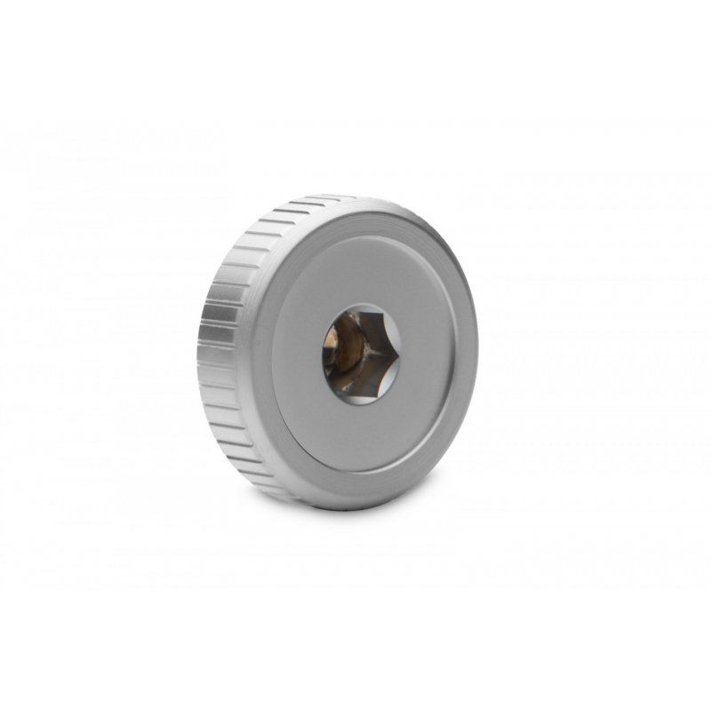 EK Water Blocks compatible EK-Quantum Torque Verschlussstopfen G1/4 Zoll - mit EKWB Logo, Satin Titanium