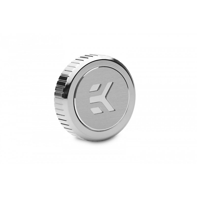 EK Water Blocks compatible EK-Quantum Torque Verschlussstopfen G1/4 Zoll - mit EKWB Logo, Nickel