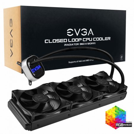 EVGA compatible CLC 360 RGB Komplett-Wasserkühlung - 360mm