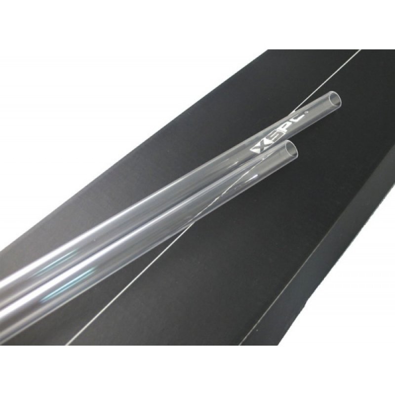 XSPC compatible PETG Tube 14/10mm, 50cm 2er-Pack - clear