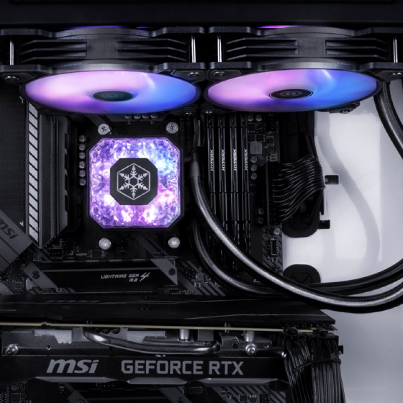 Silverstone IceGem 240P Processor All-in-one liquid cooler 12 cm