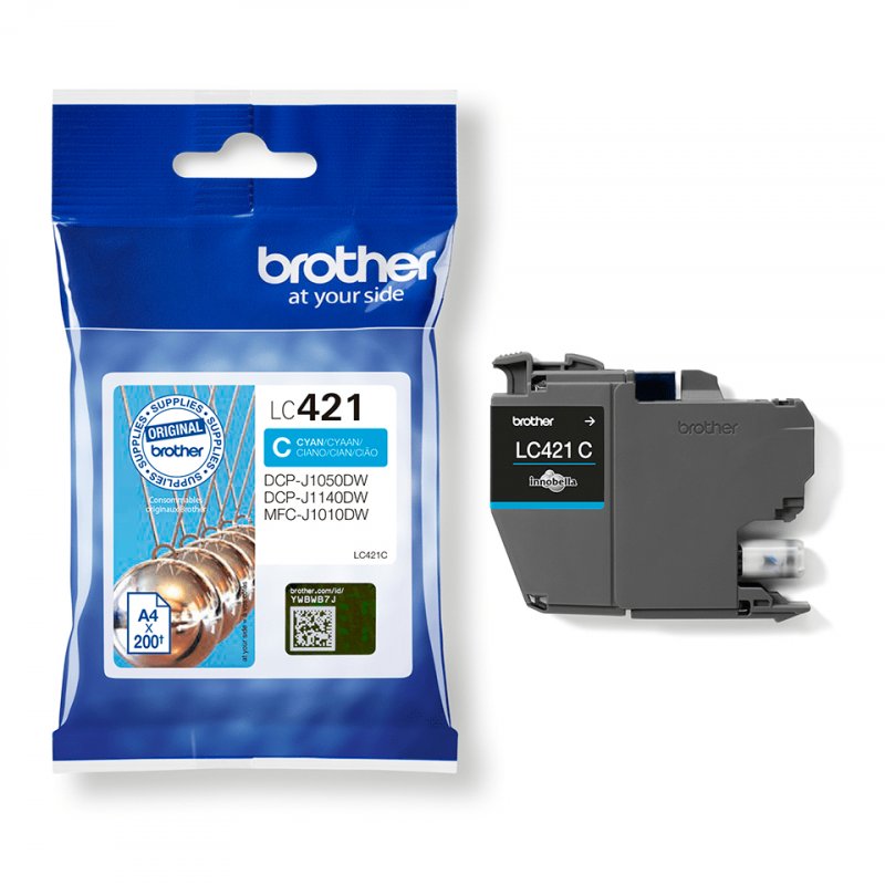 BROTHER 200-page Cyan ink cartridge