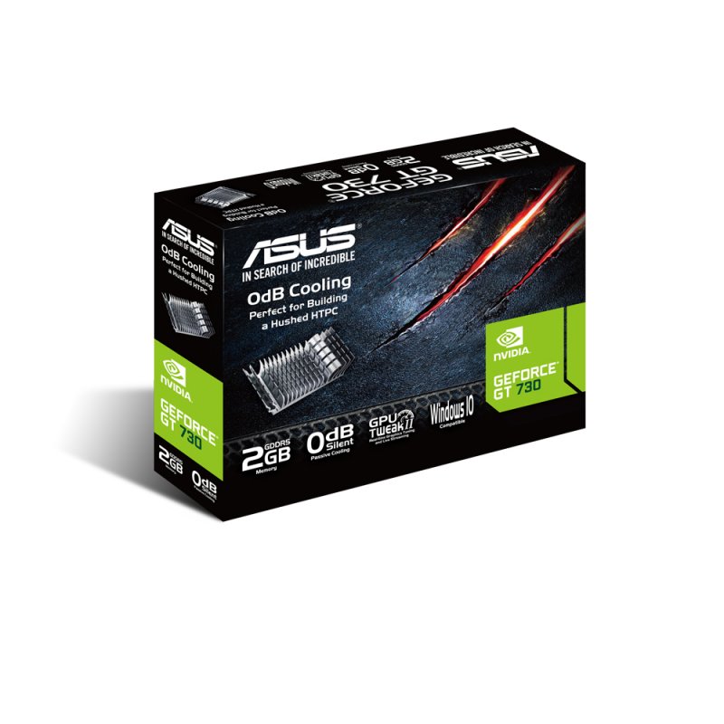 ASUS NVIDIA GEFORCE GT 730 GRAPHICS CARD (PCIE 2.0 2GB GDDR