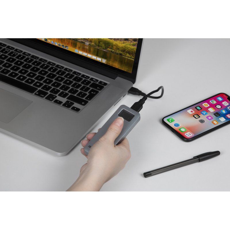 Verbatim 53657 lecteur à circuits intégrés externe 1 To Gris