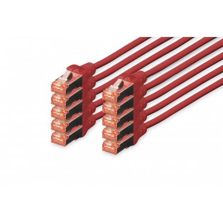 DIGITUS Professional Patch-Kabel - 1 m - Rot