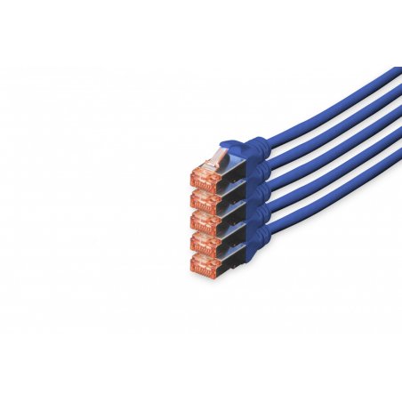 DIGITUS Professional Patch-Kabel - 10 m - Blau