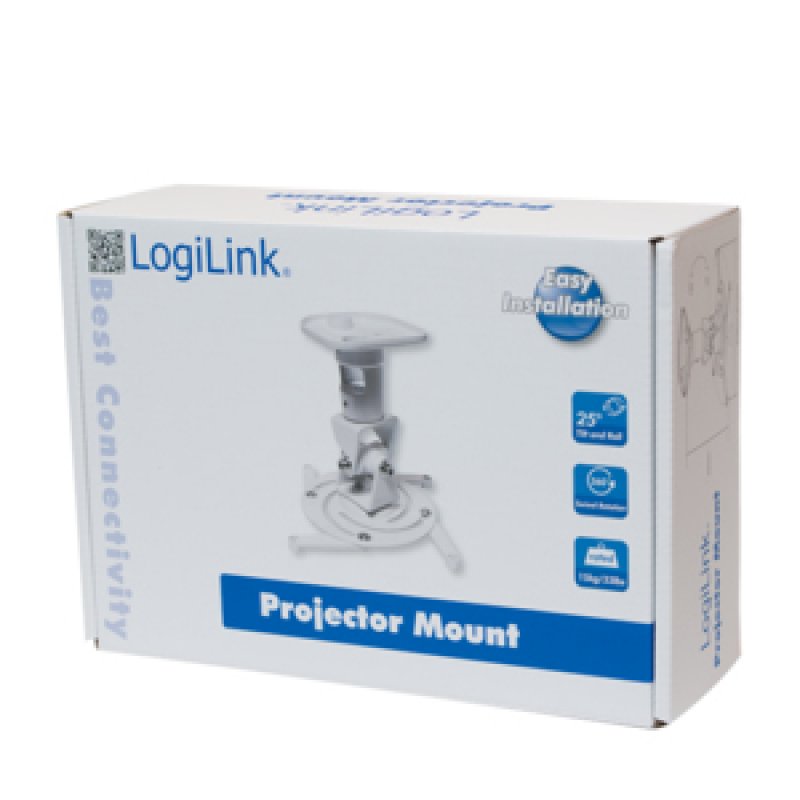 LogiLink BP0003 support pour projecteurs Plafond Blanc