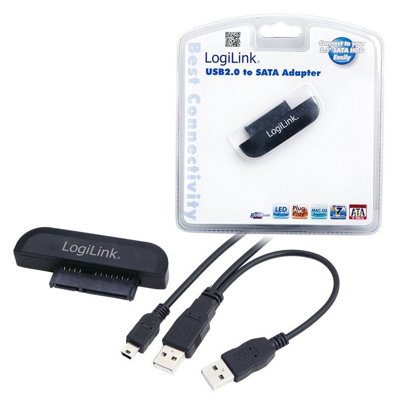 LogiLink compatible - Speicher-Controller - SATA 3Gb/s - USB 2.0