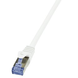 LogiLink 20m Cat.6A 10G S/FTP câble de réseau Blanc Cat6a S/FTP (S-STP)