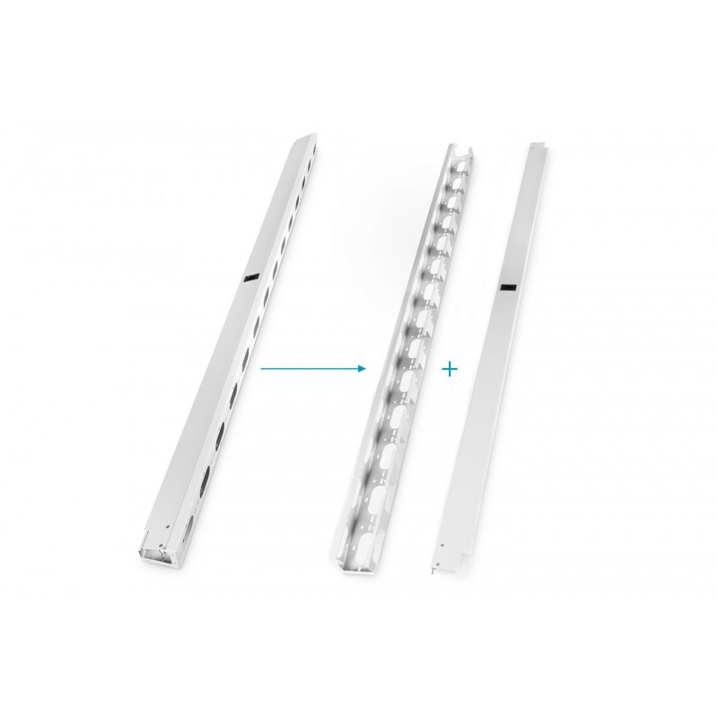 DIGITUS Professional Line DN-19 ORG-42U Kabelführungsplatte für Schaltschrank - 42HE