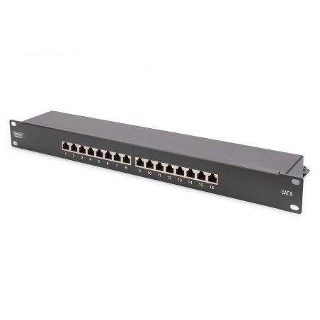 DIGITUS Professional DN-91616S-B - Patch Panel - 1U - 19"