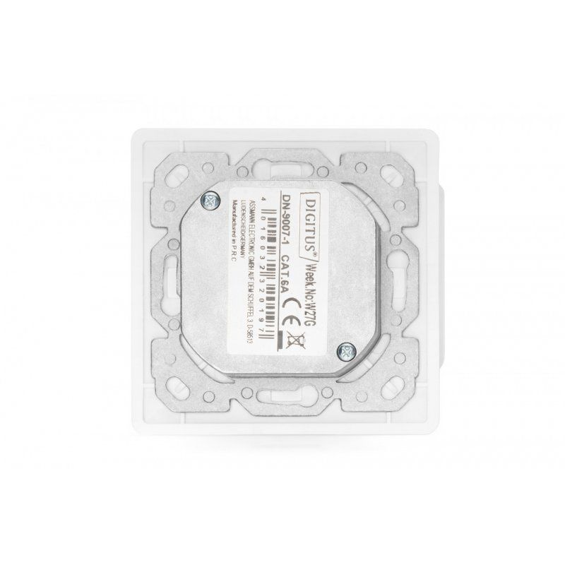 Digitus Prise réseau CAT 6A de classe EA, design compatible, blindé, montage encastré