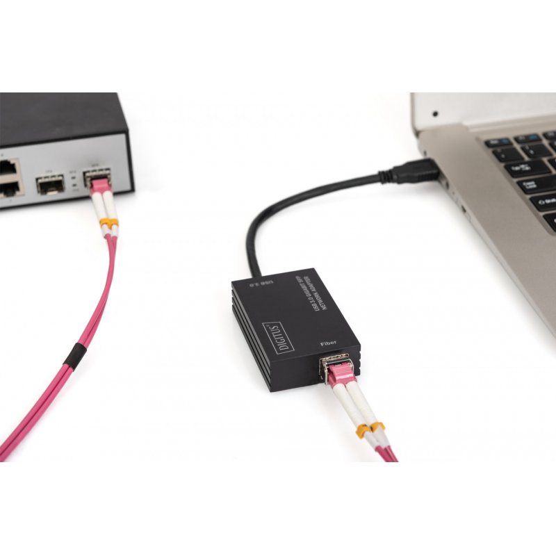 DIGITUS DN-3026 - Netzwerkadapter - USB 3.0 - Gigabit SFP x 1