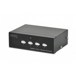 DIGITUS DS-45100 - Bildschirm-Switch - 4 Anschlüsse