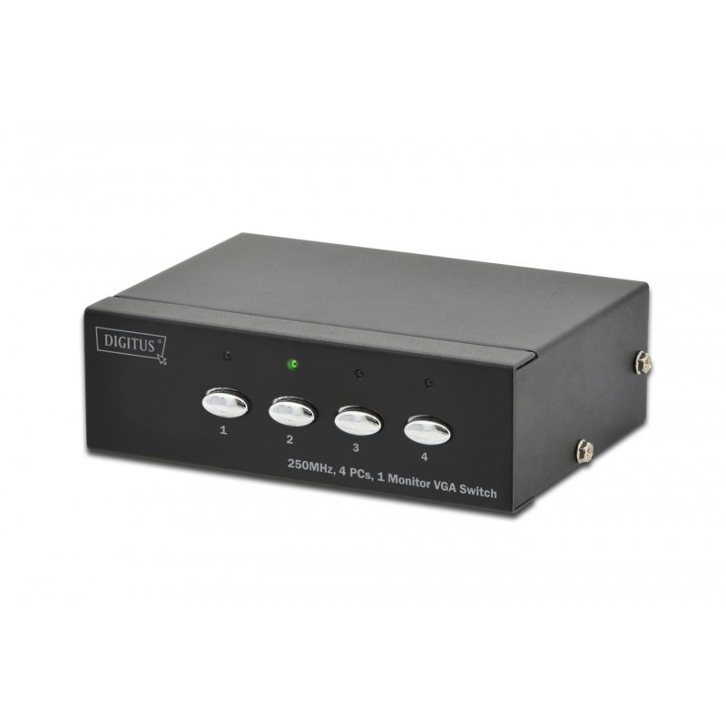 DIGITUS DS-45100 - Bildschirm-Switch - 4 Anschlüsse