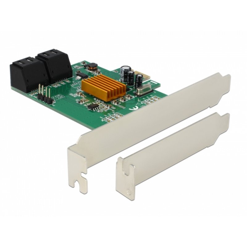 Delock compatible - Speicher-Controller - SATA 6Gb/s - PCIe 2.0 x1