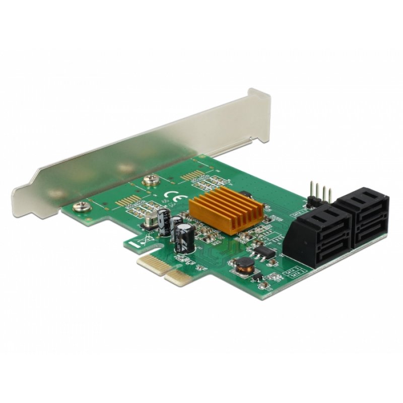 Delock compatible - Speicher-Controller - SATA 6Gb/s - PCIe 2.0 x1