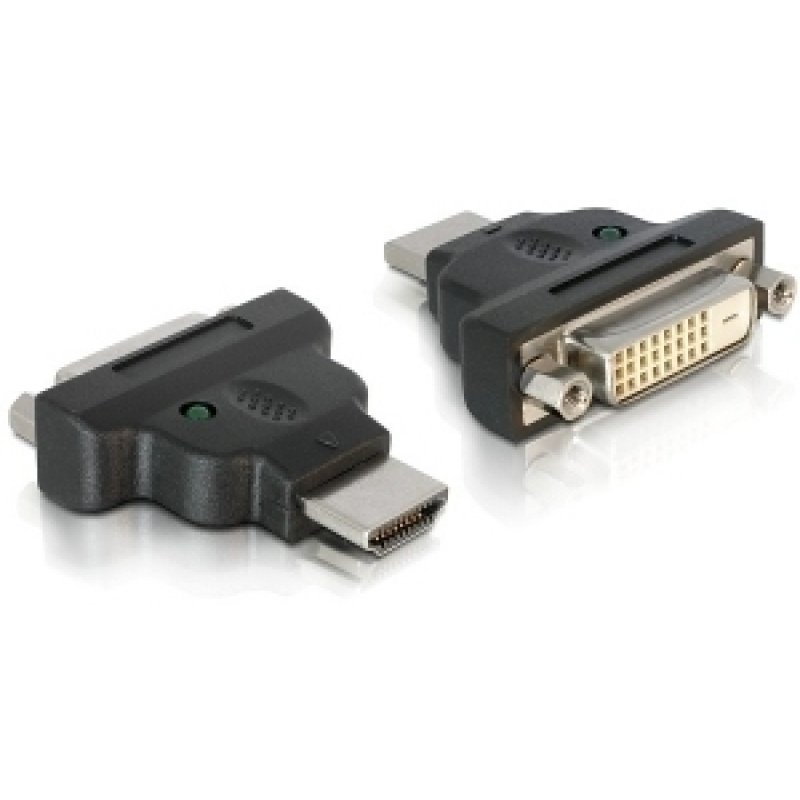 DeLOCK Adapter HDMI / DVI HDMI M DVI 25-pin FM Black
