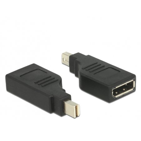 Delock compatible Adapter mini Displayport 1.2 male  Displayport female 4K 90° turned - DisplayPort-Adapter