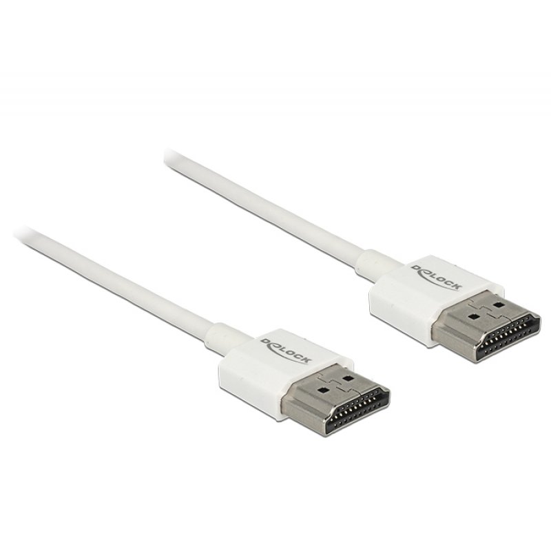 DeLOCK 85120 HDMI cable 0.25 m HDMI Type A (Standard) White