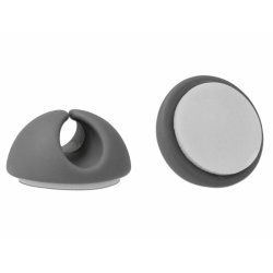 DeLOCK 18291 range-câbles Support de câbles Gris, Blanc 6 pièce(s)
