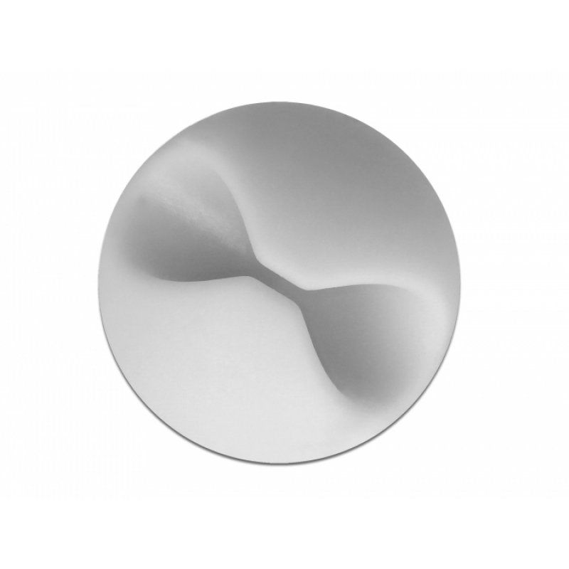 DeLOCK 18291 range-câbles Support de câbles Gris, Blanc 6 pièce(s)