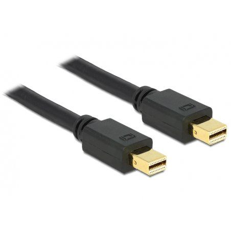 DeLOCK 83474 DisplayPort cable 1.5 m Mini DisplayPort Black