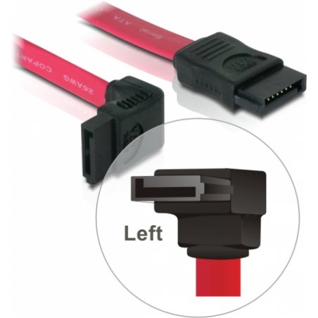 DeLOCK SATA Cable - 0.5m câble SATA 0,5 m Rouge