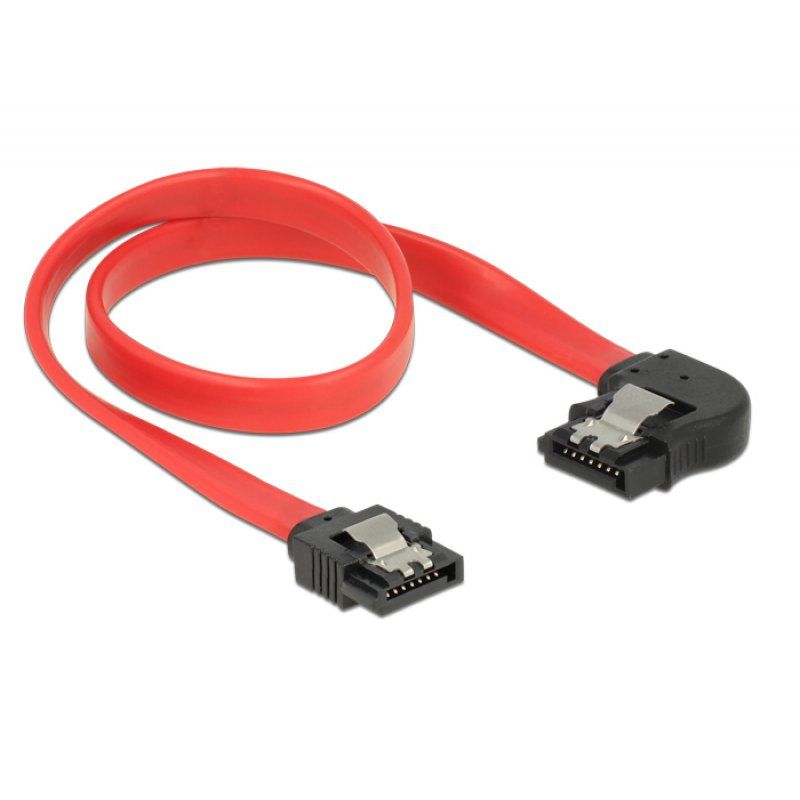 DeLOCK 83963 SATA cable 0.3 m SATA 7-pin Black, Red