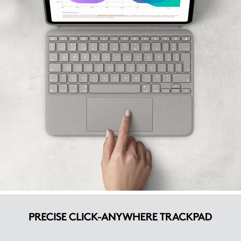 COMBO TOUCH F. IPAD PRO11-INCH 1ST 2ND 3RD GEN. - SAND-US-INTNL