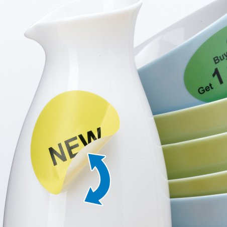 HERMA Removable labels A4 Ø 60 mm round white Movables/removable paper matt 300 pcs.
